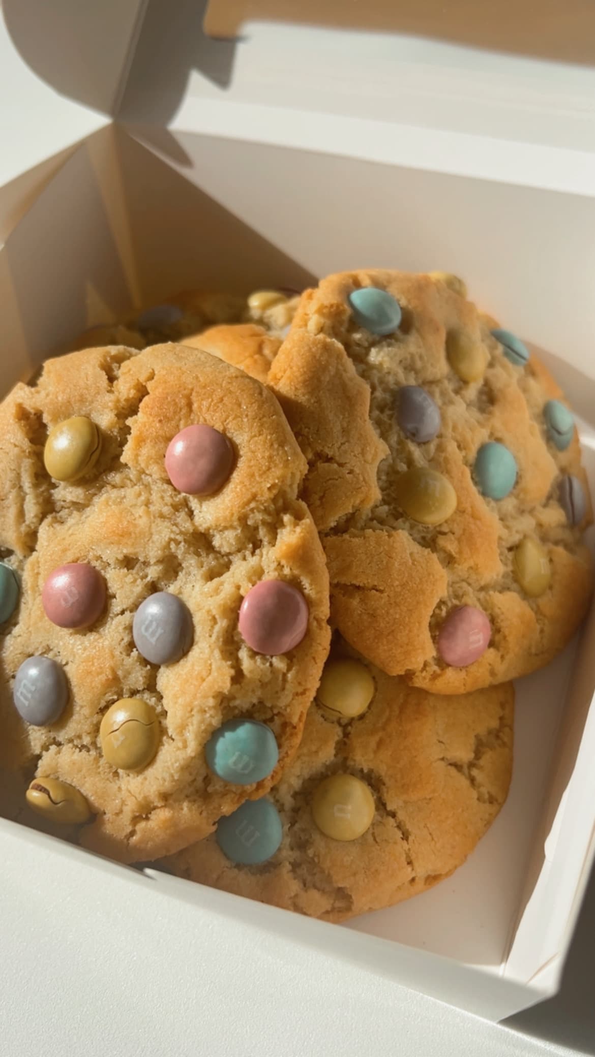 M&M Sourdough Cookies