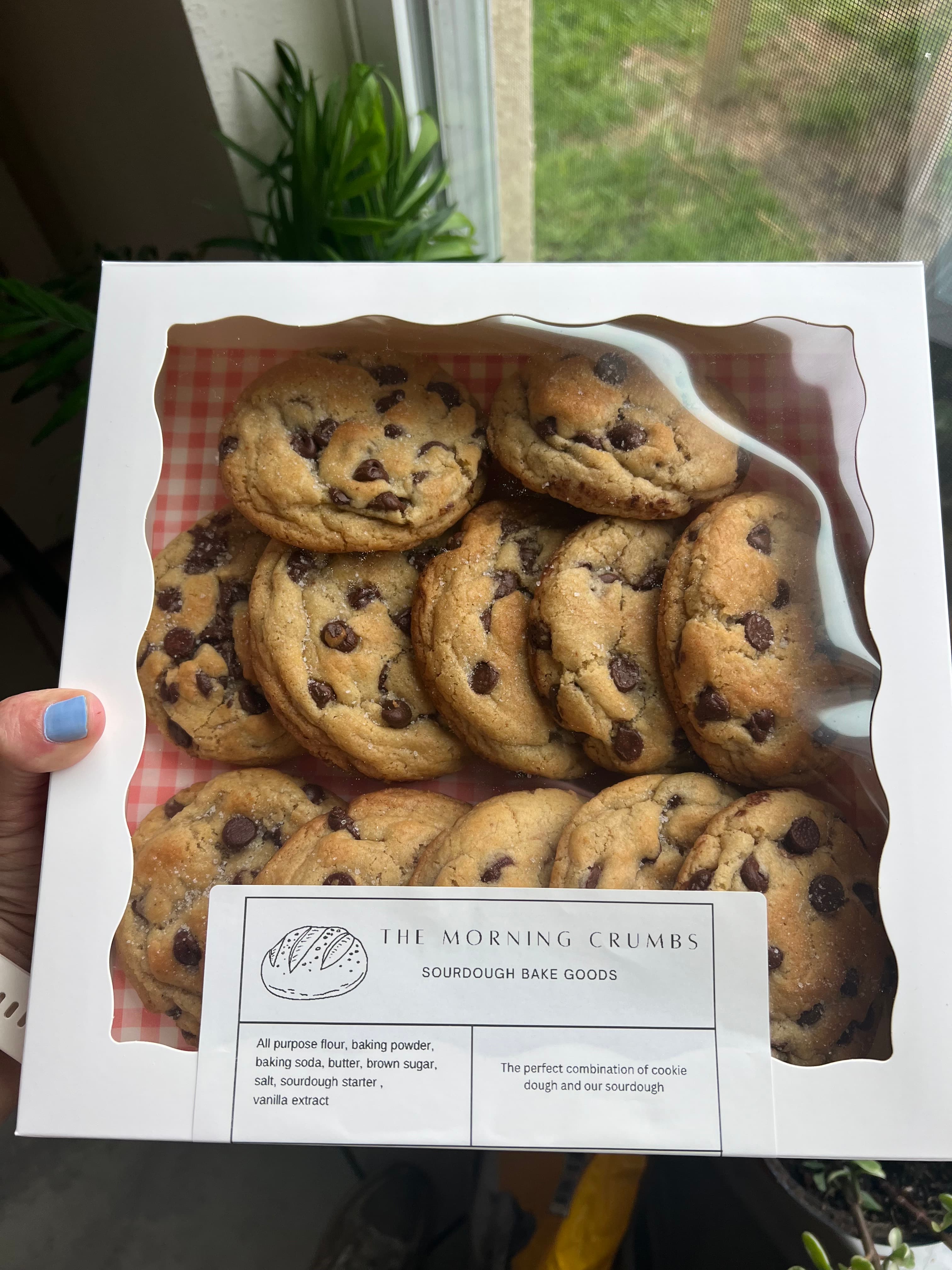 Brown Butter Sourdough Cookies
